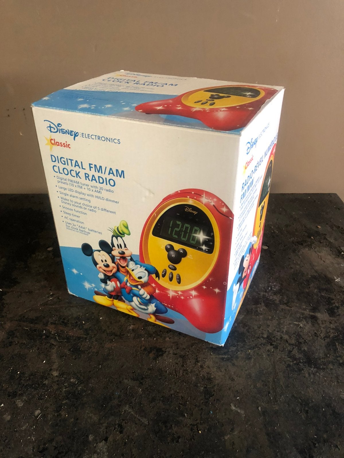 Superleuke Walt Disney klok radio, Ophalen of Verzenden, Overige figuren, Zo goed als nieuw, Overige typen