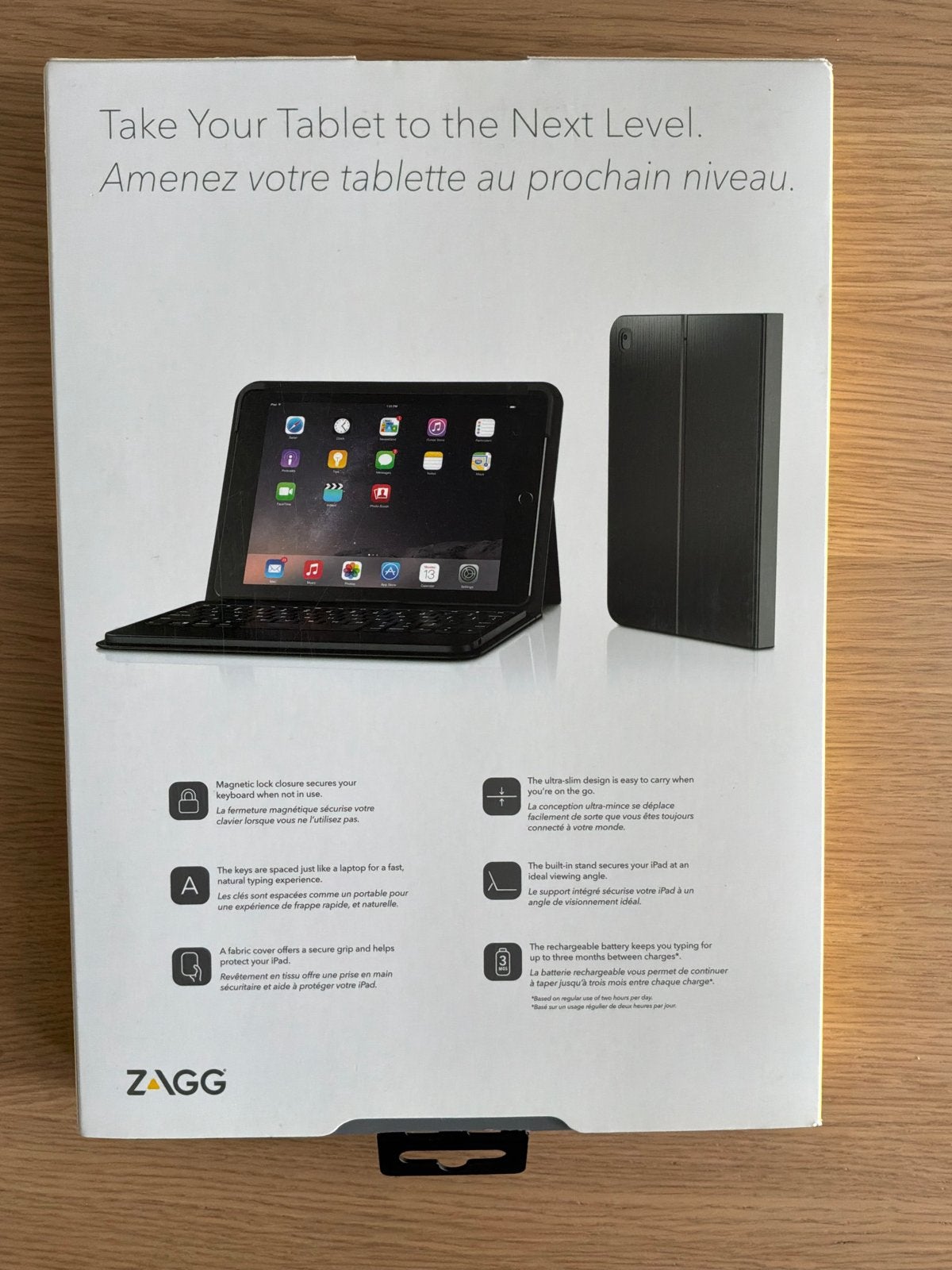 ZAGG Messenger Folio Toetsenbordhoes voor iPad Air/Pro, Computers en Software, Ophalen of Verzenden, Nieuw