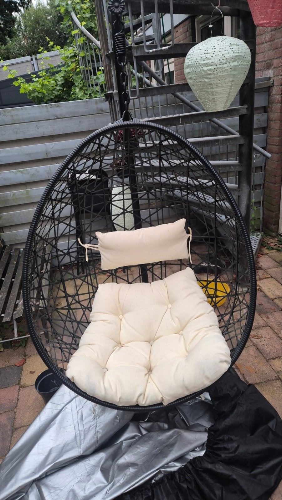 hang ei stoel, Ophalen, Zo goed als nieuw, Wicker