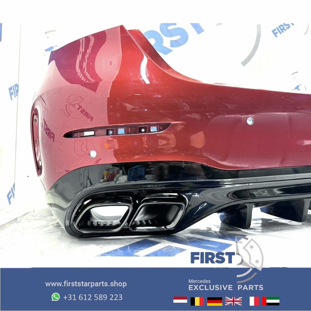 W206 C63 AMG BUMPER + DIFFUSER A2068850703 C63s ACHTERBUMPER, Gebruikt, -, Ophalen of Verzenden, Achter