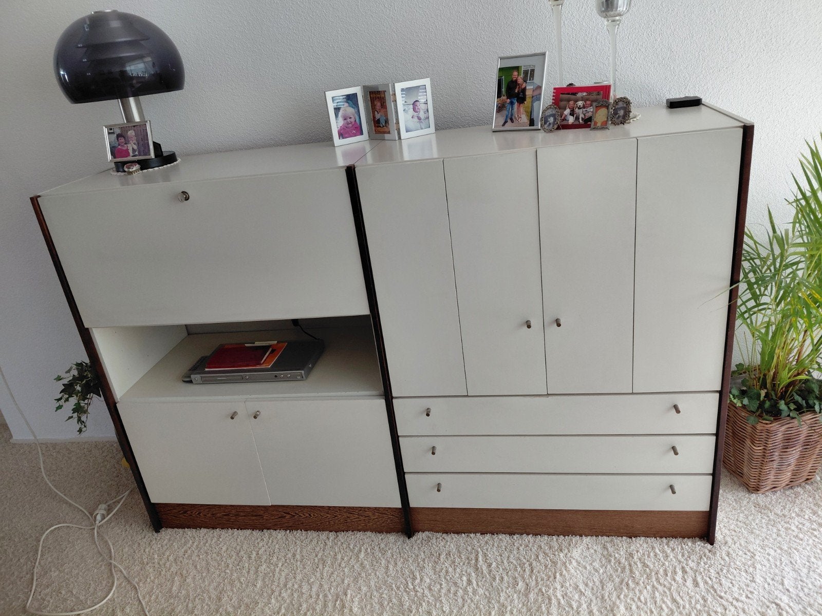 dressette mat wit, Huis en Inrichting, Kasten | Dressoirs, Ophalen, Gebruikt, Met deur(en), 150 tot 200 cm