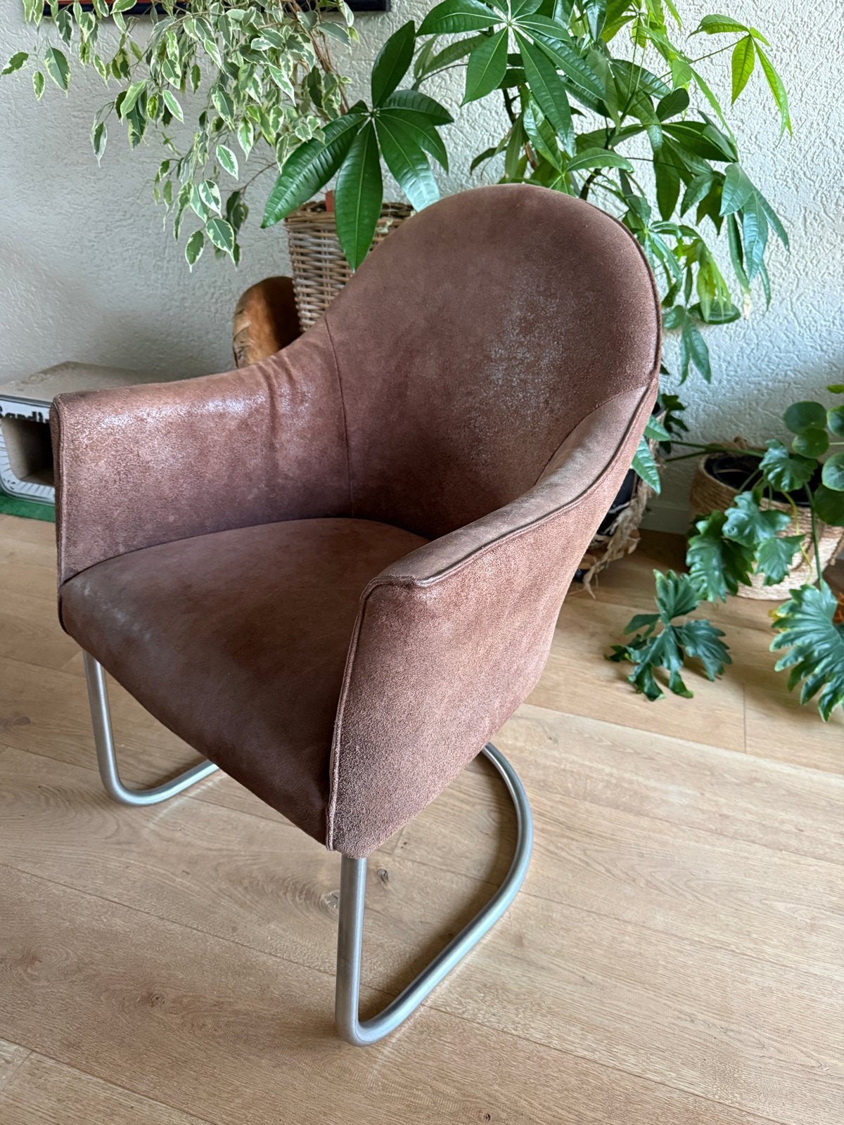2 heerlijke Topvorm club fauteuils, Ophalen, Gebruikt, Leer, 75 tot 100 cm