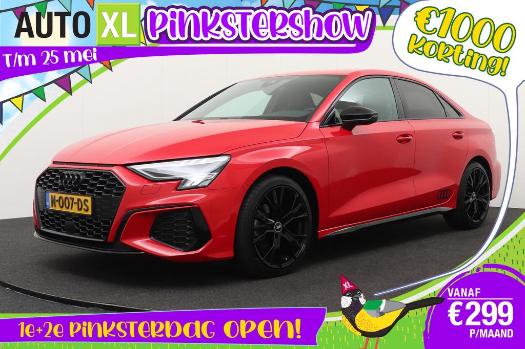 Audi A3 Limousine 35 TFSI 150 PK Aut. S-Line Adapt. Cruise C, 4 cilinders, 150 pk, Leder en Stof, Origineel Nederlands