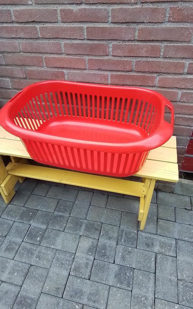 💐STEVIGE ROBUUSTE WASMAND ROOD, Ophalen of Verzenden, Rood