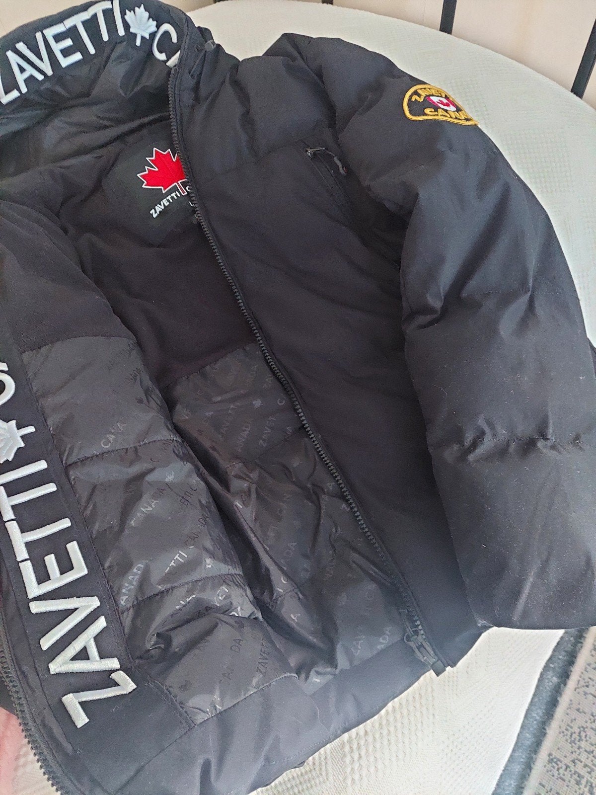 heerlijk gewatteerd  heren jack, € 60, Ophalen, Zo goed als nieuw, Zwart