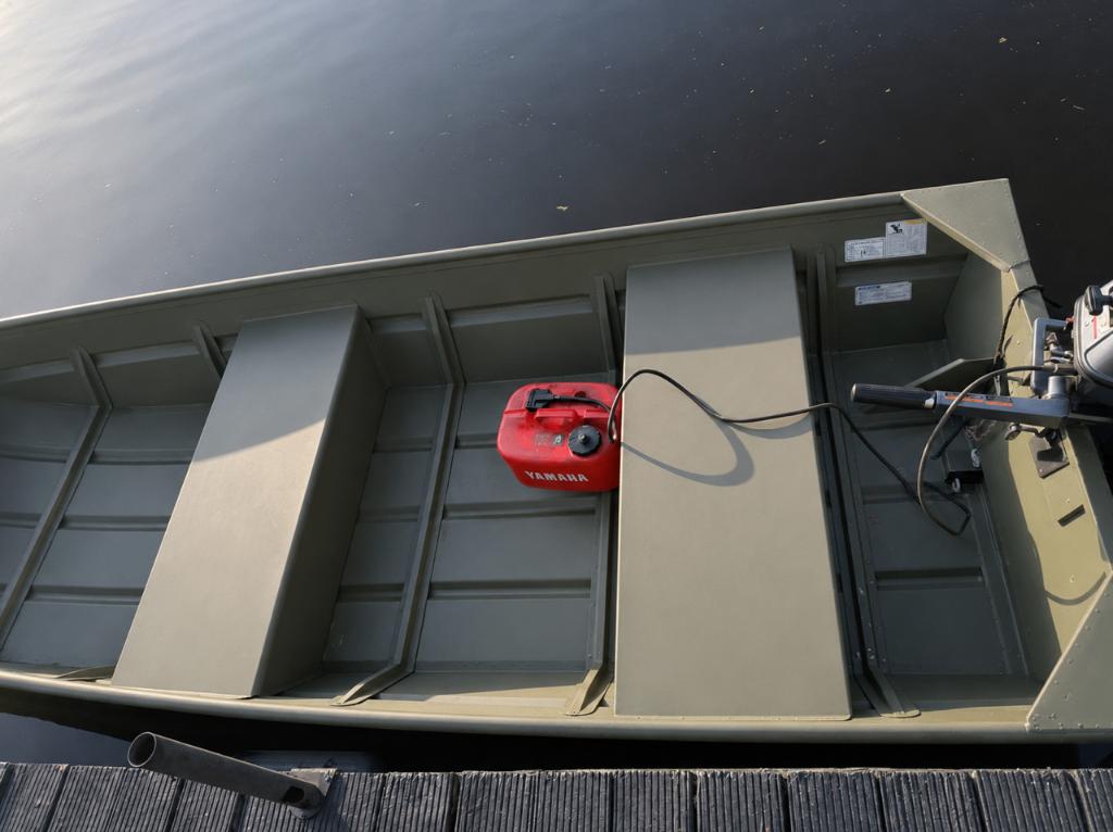 Alumacraft 1236 Platbodem met Yamaha 8PK, Ophalen, 8 pk, Gebruikt, Aluminium