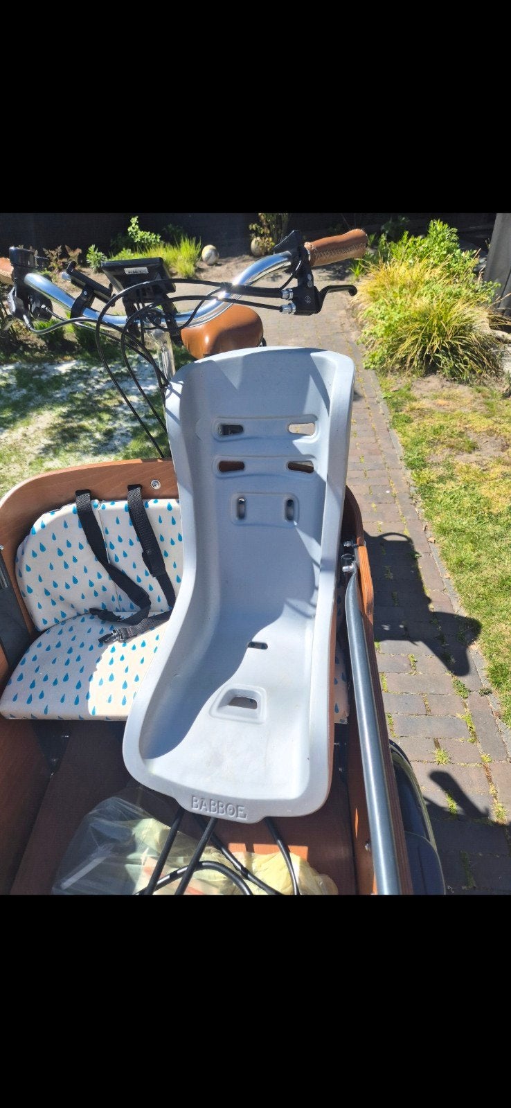 Babboe peuterzitje voor bakfiets, Ophalen, Gebruikt, Voorzitje, Babboe