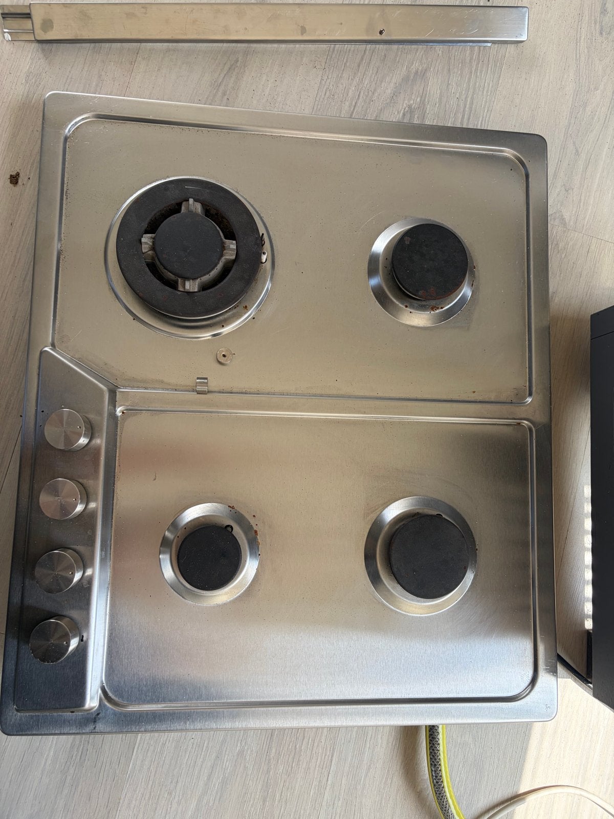Inbouw gaskookplaat met 4 kookzones, Ophalen, Gebruikt, 4 kookzones, Inbouw