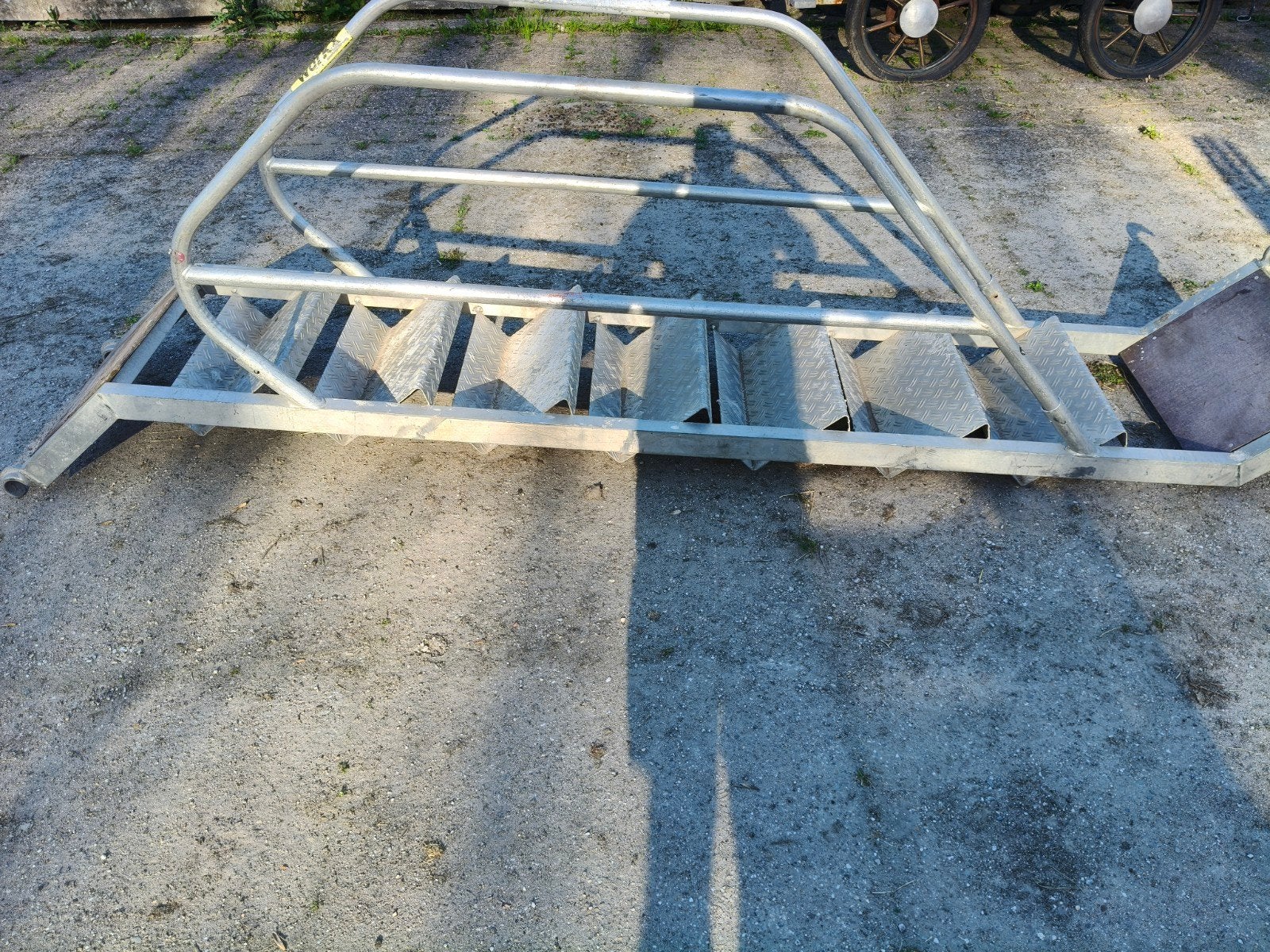 2 stuks Custers steiger trappen trappentoren, Ophalen