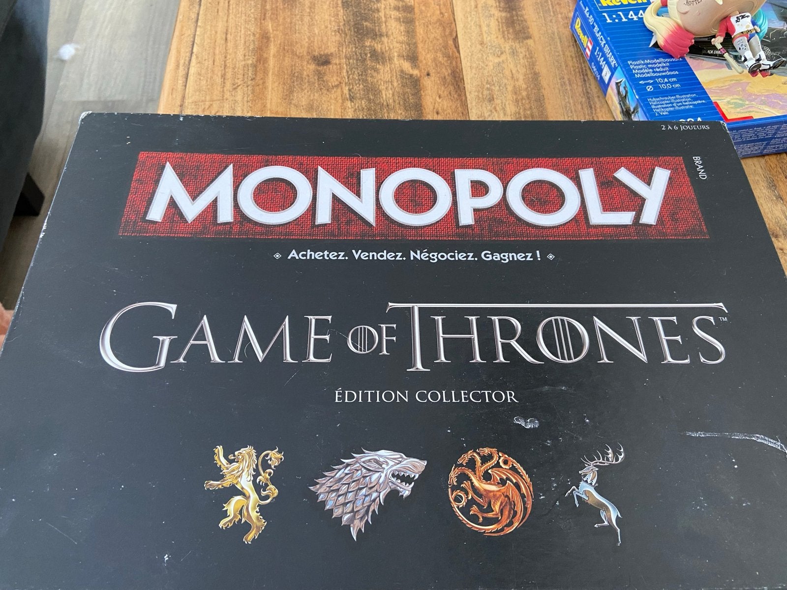 Monopoly Game of Thrones Collector's Edition, Drie of vier spelers, Ophalen of Verzenden, Gebruikt