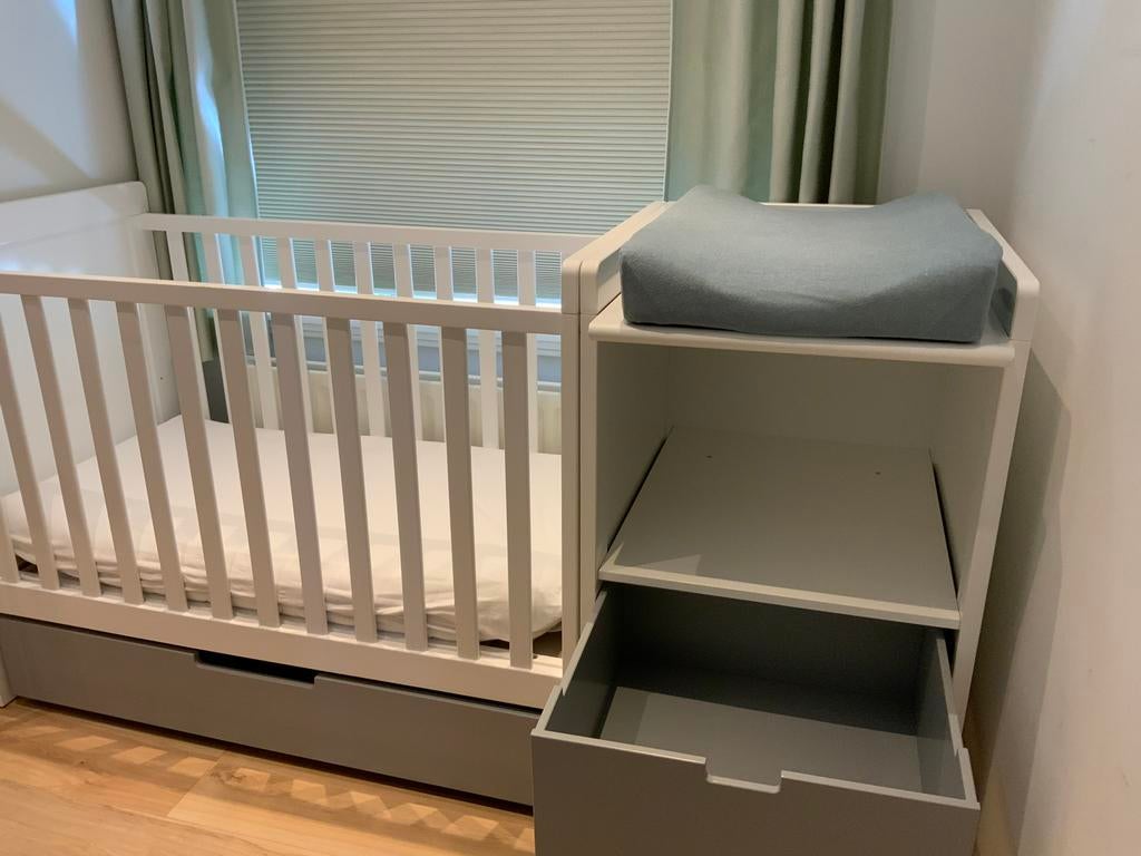 Bopita Flex bed, commode, matras, bedbodem en lades, Ophalen, Zo goed als nieuw, Ledikant