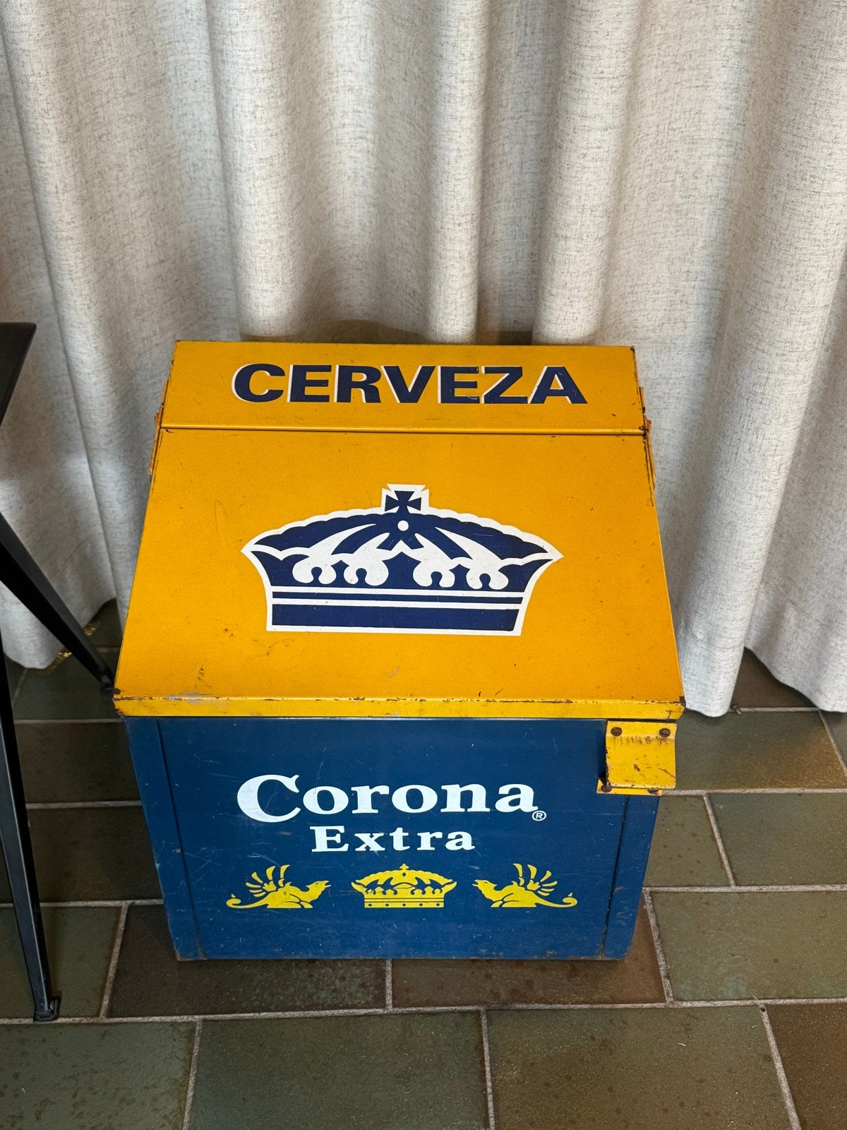 Vintage Corona Extra Koelbox - Uniek Design, Ophalen of Verzenden, Gebruikt, Koelbox, Koelelement