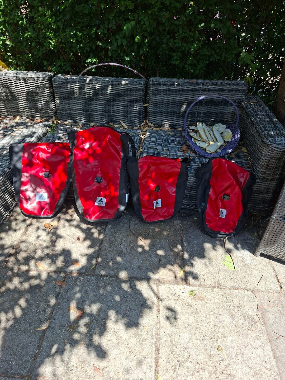 VAUDE fietstassen 4 maal, Ophalen, Gebruikt