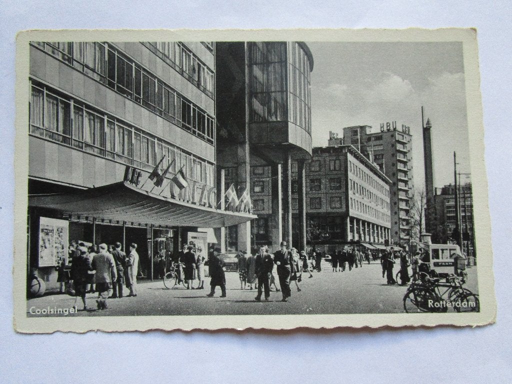 Ansichtkaart Rotterdam - Coolsingel uitgave H.R, Verzenden, 1940 tot 1960, Ongelopen, Zuid-Holland