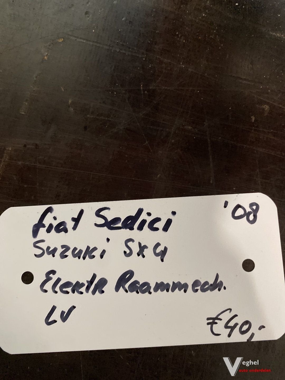 Fiat Sedici Suzuki SX4 2008 Elektr.Raammechanisme Linksvoor, Gebruikt, -, -, Ophalen of Verzenden