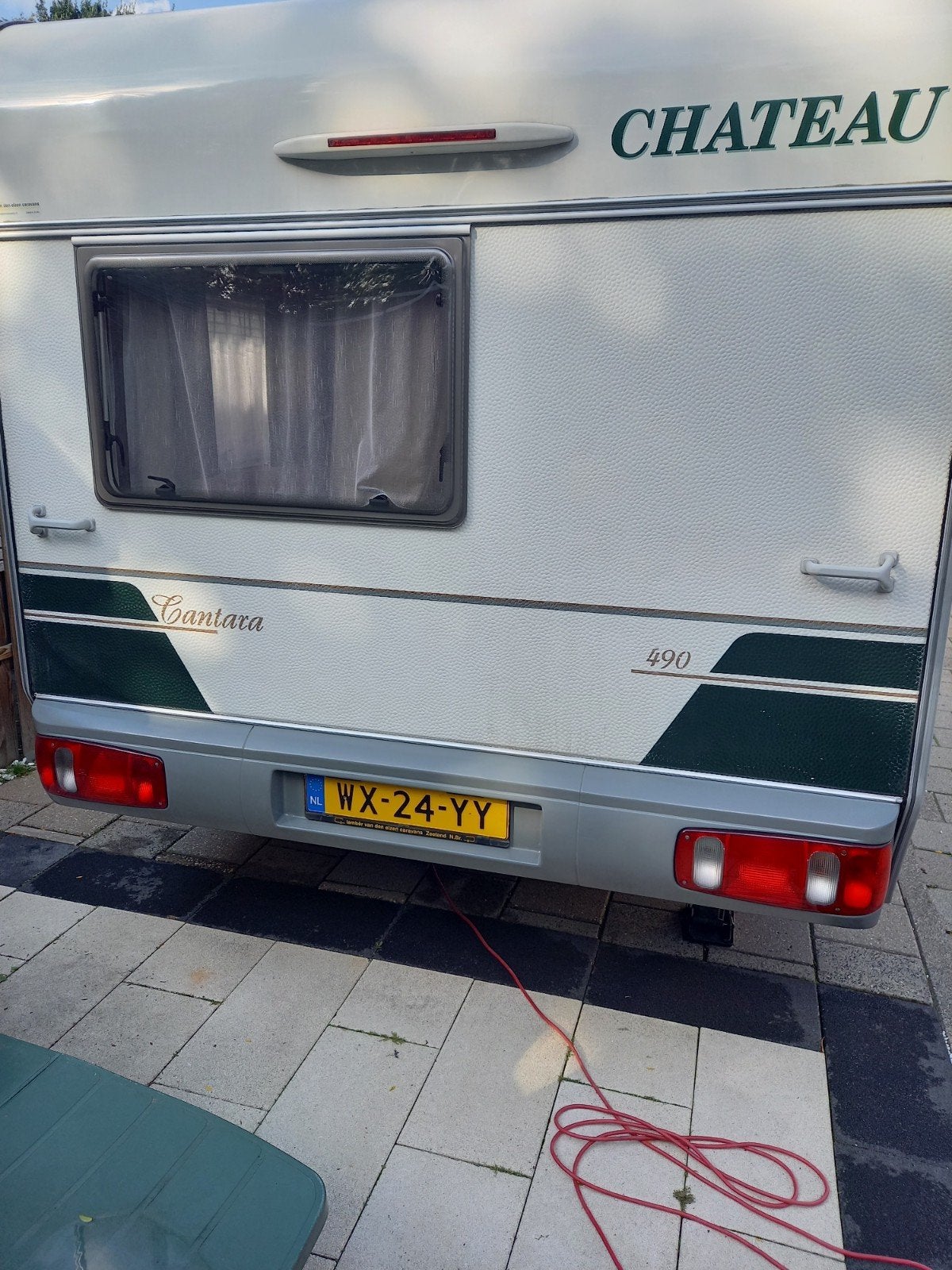 Chateau Cantara 490 - Ruime en complete caravan, Chateau, Rondzit, Kachel, Dwarsbed