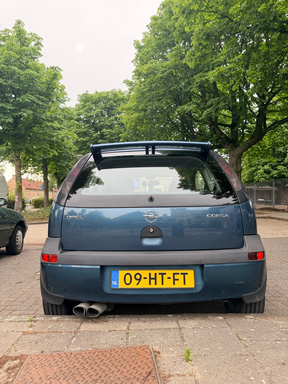 Opel Corsa 1.4 I 16V 3D 2001 Groen, Voorwielaandrijving, 450 kg, 40 €/maand, 4 cilinders