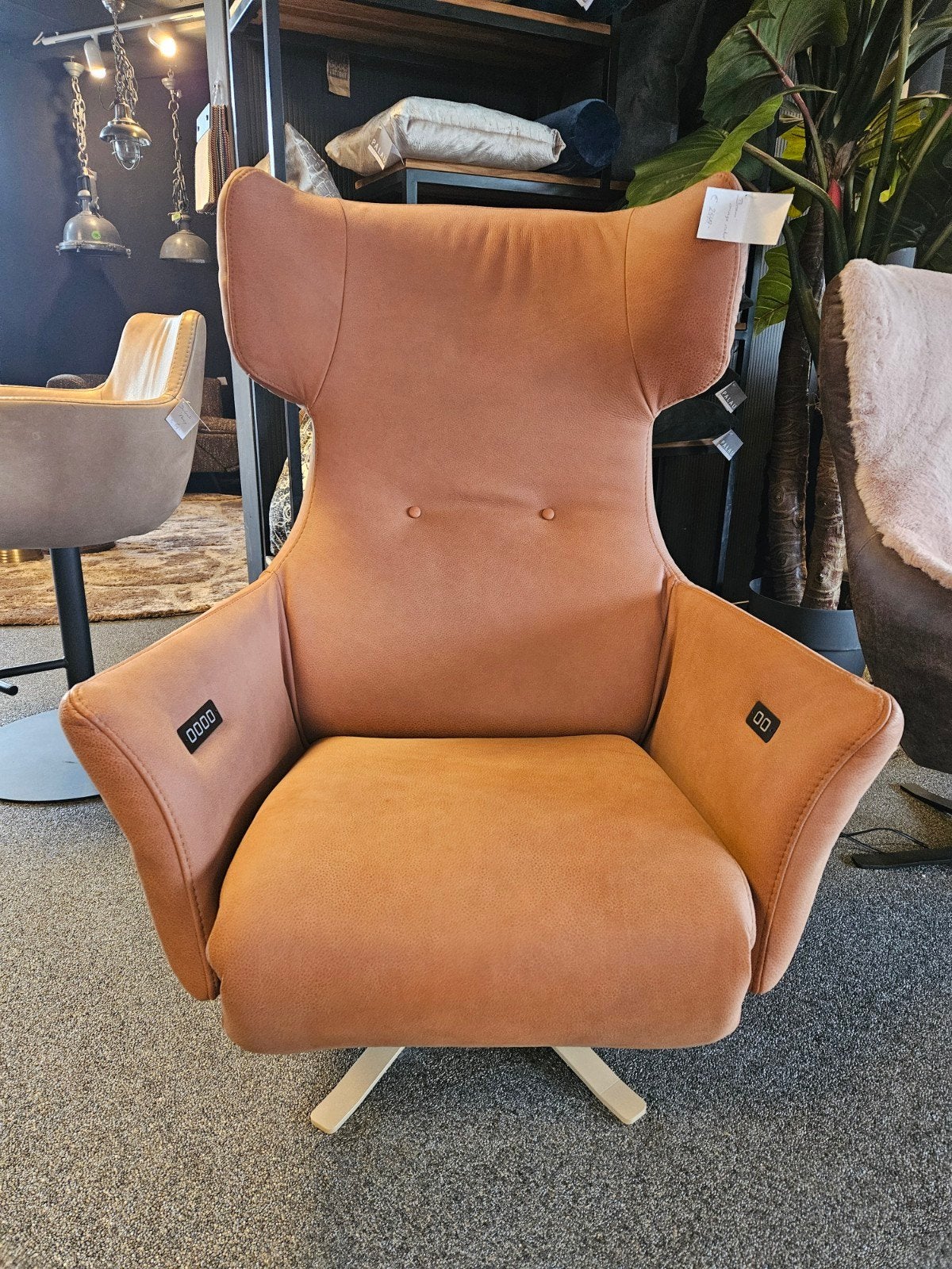 Relax fauteuil BRAM chill-line, Verzenden, Nieuw, 50 tot 75 cm, Leer
