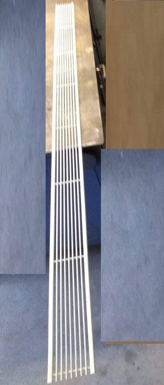 Radiator rooster wit 8,9 * 174,5 cm i.z.g.st., Ophalen, Gebruikt, Minder dan 30 cm, Radiator