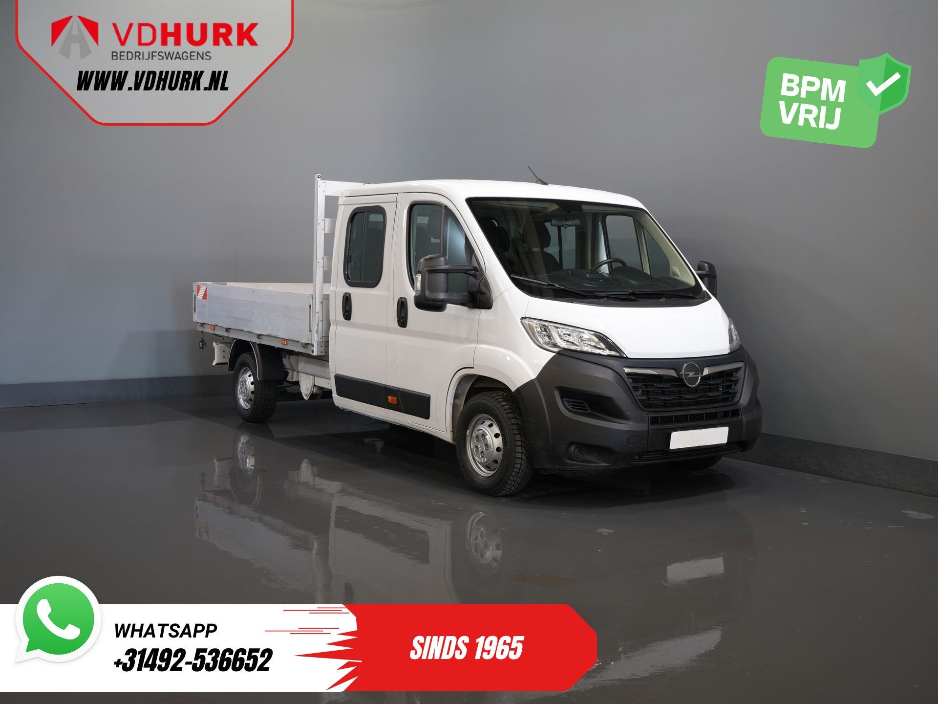 Opel Movano 2.2 140 pk DC Dubbel Cabine Open Laadbak/ 7 Pers, Auto's, Voorwielaandrijving, Stof, Gebruikt, 4 cilinders