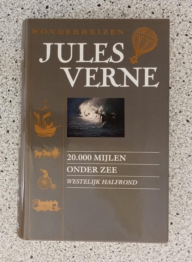 Verne, Jules - 20.000 Mijlen onder zee / Westelijk halfrond, Boeken, Verzenden, Gelezen