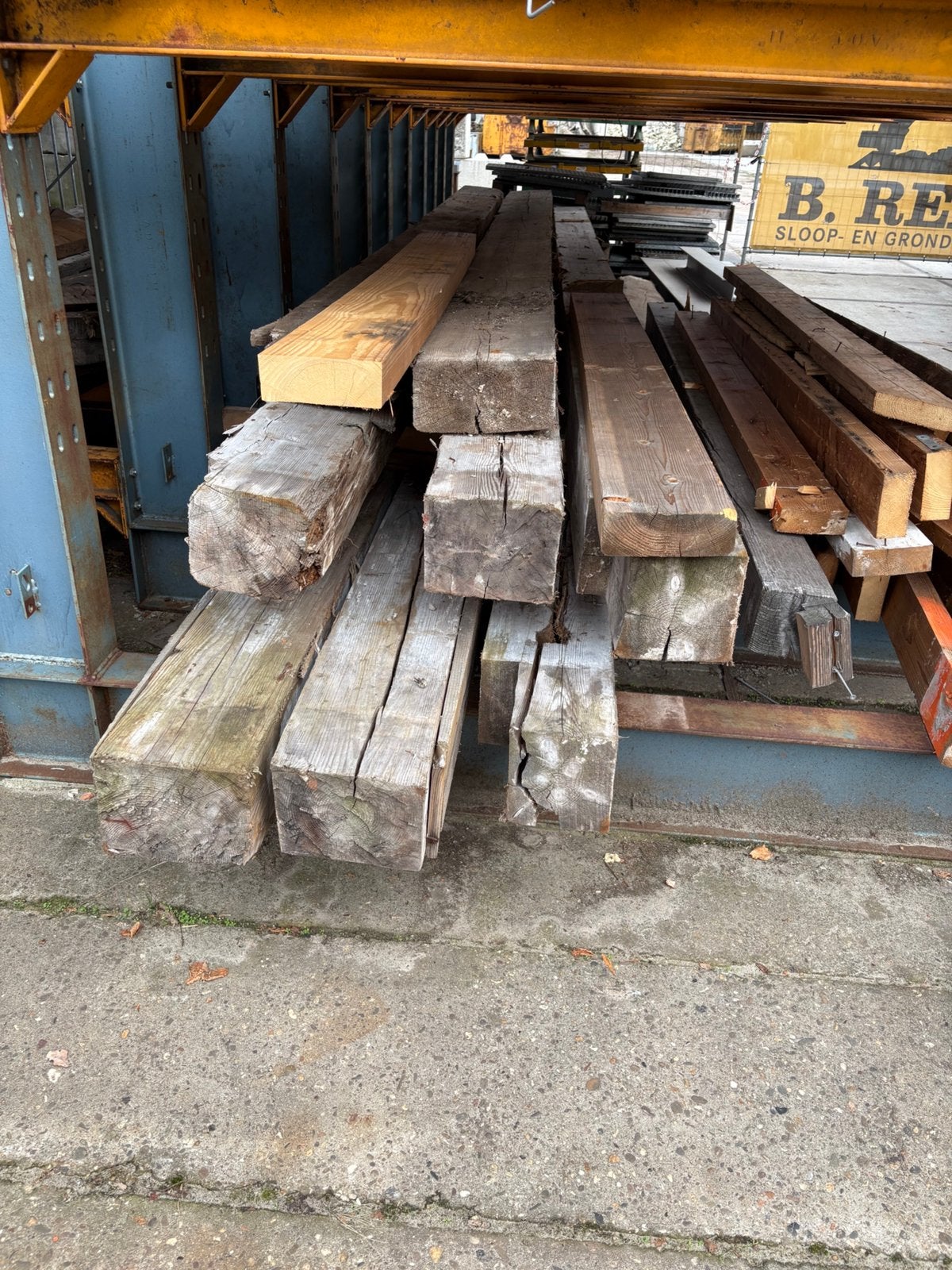 2e hands balkhout / sloophout, Ophalen, Gebruikt, 250 cm of meer, Balken