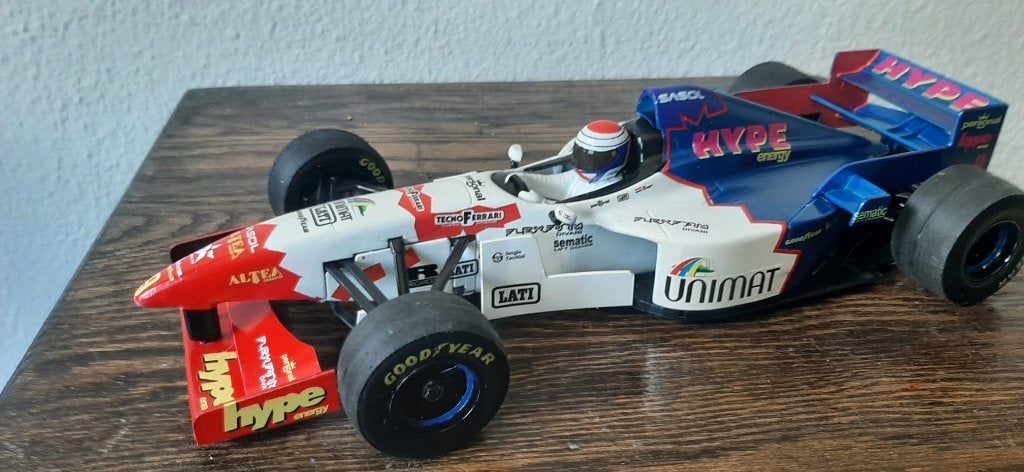 verstappen jos   Footwork - FA16 1:18, Ophalen of Verzenden, MiniChamps