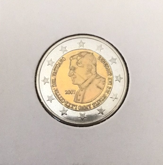 Vaticaan., Ophalen, Vaticaanstad, 2 euro