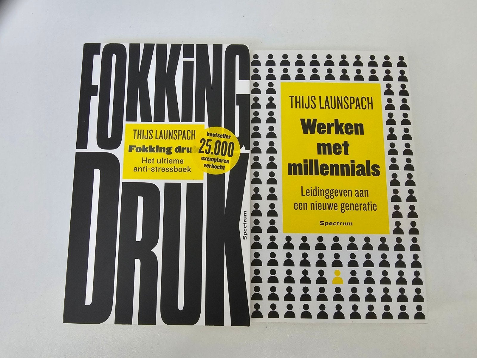 Boeken Thijs Launspach Fokking Druk & Werken met Millennial, Boeken, Ophalen of Verzenden, Gelezen, Thijs Launspach