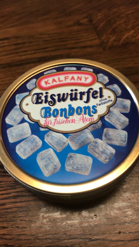 Kalfany ijsbonbon blik, Verzamelen, Ophalen of Verzenden, Zo goed als nieuw, Overige