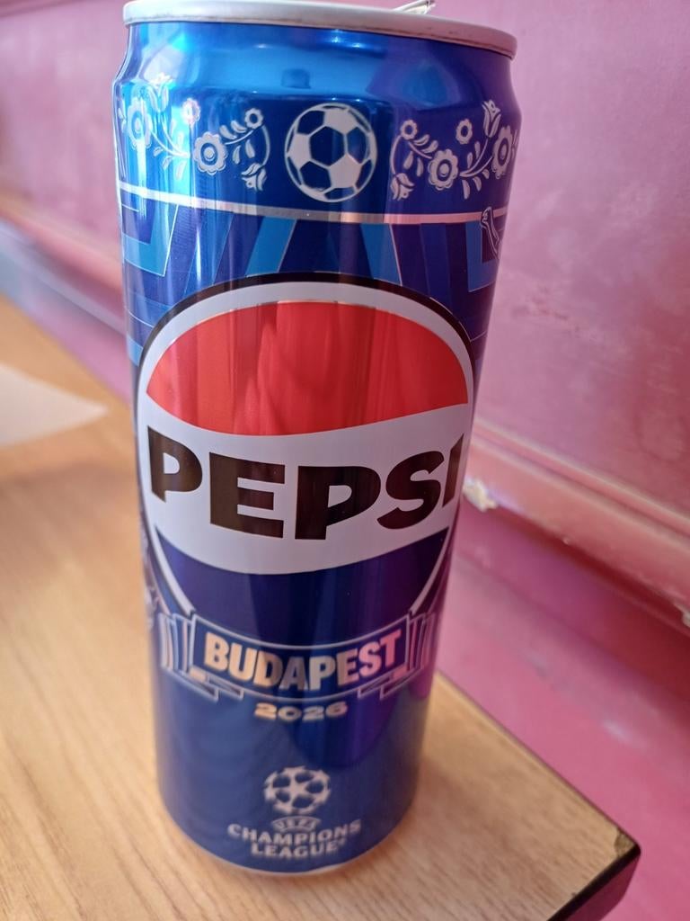 Pepsi blikje cola 'Champions League finale Budapest 2026', Ophalen of Verzenden, Overige