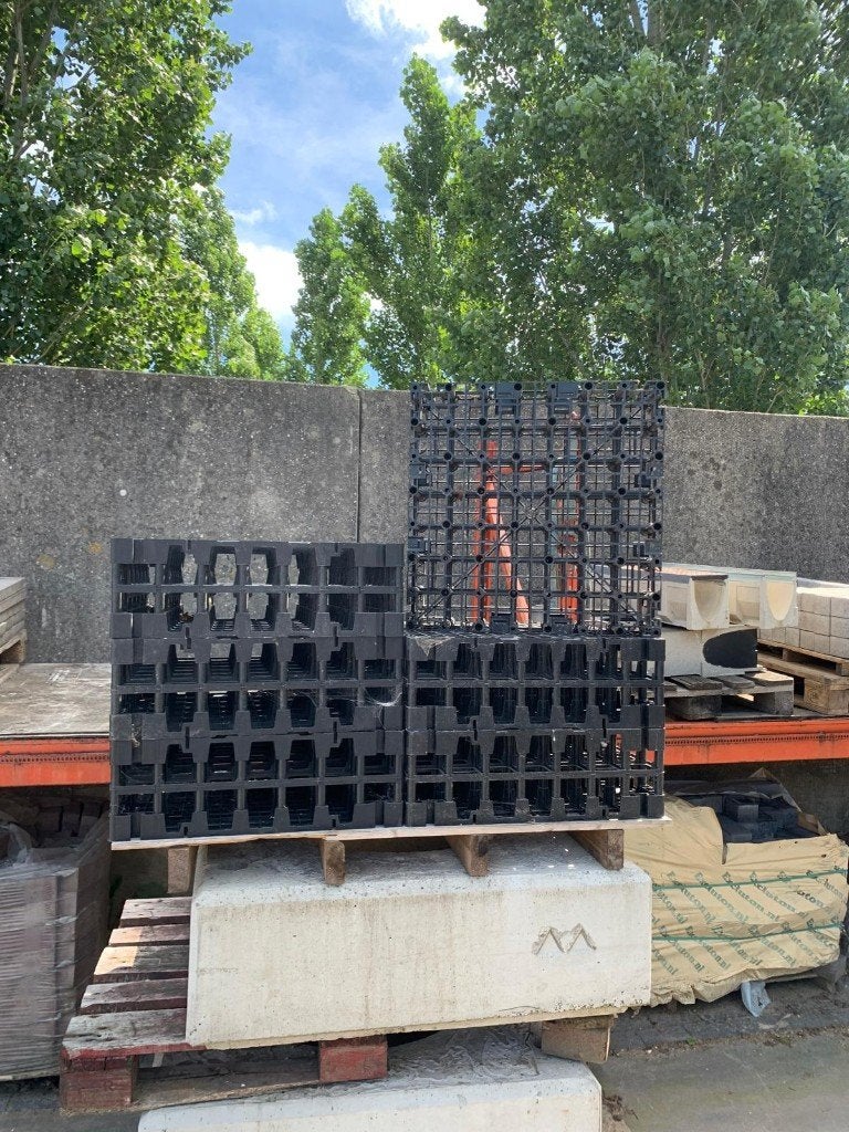6 stuks infiltratieboxen 60x60x20 cm., Ophalen, Nieuw, Beton, Klinkers