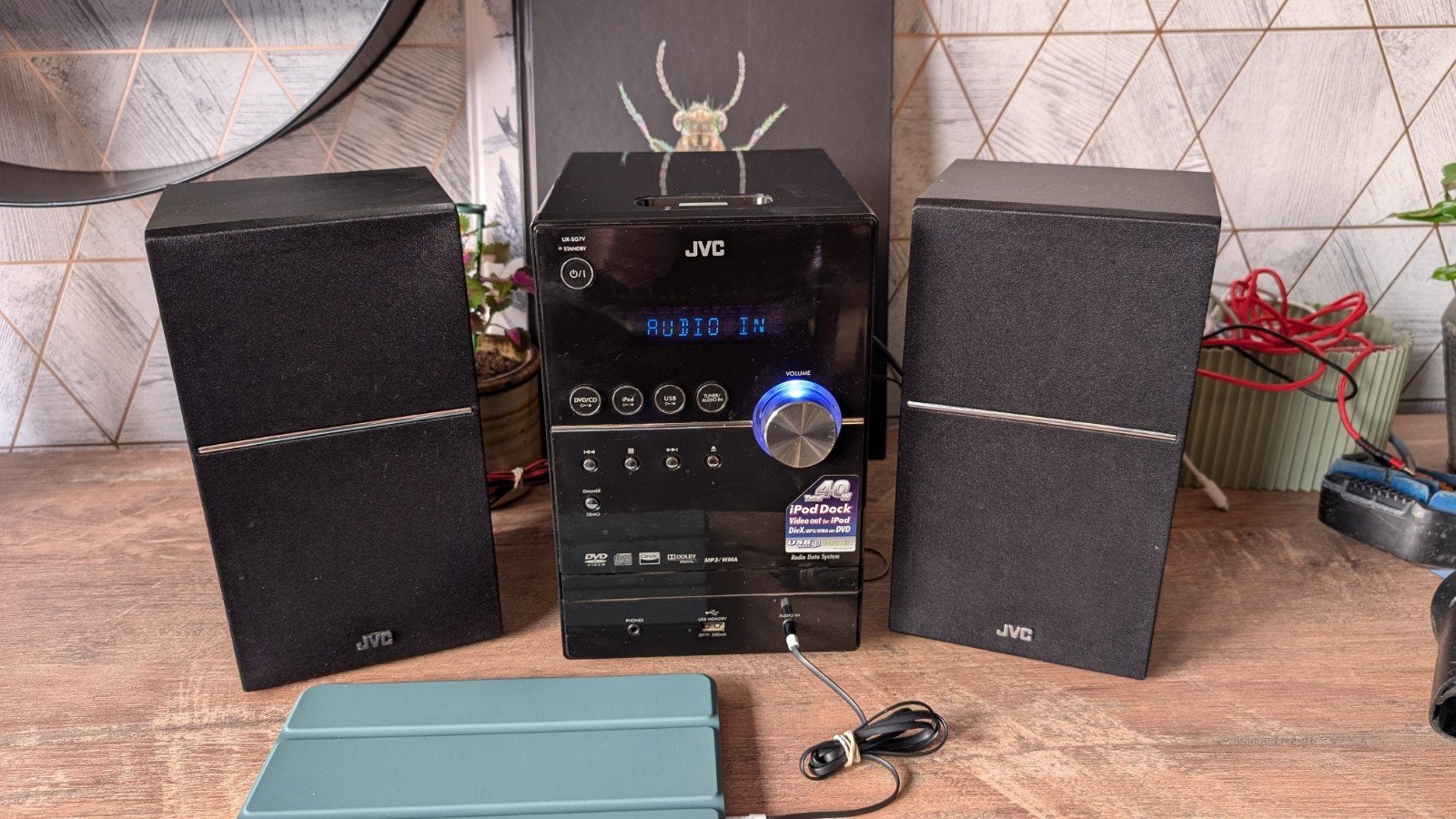 JVC Micro Component System CA-JXSGTB met speakers, Audio, Tv en Foto, Stereo-sets, Ophalen, Gebruikt, JVC, Microset