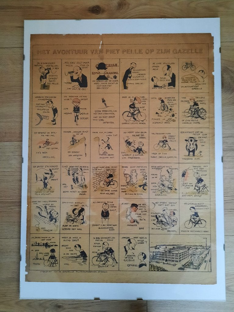 oude poster, Ophalen, Gebruikt