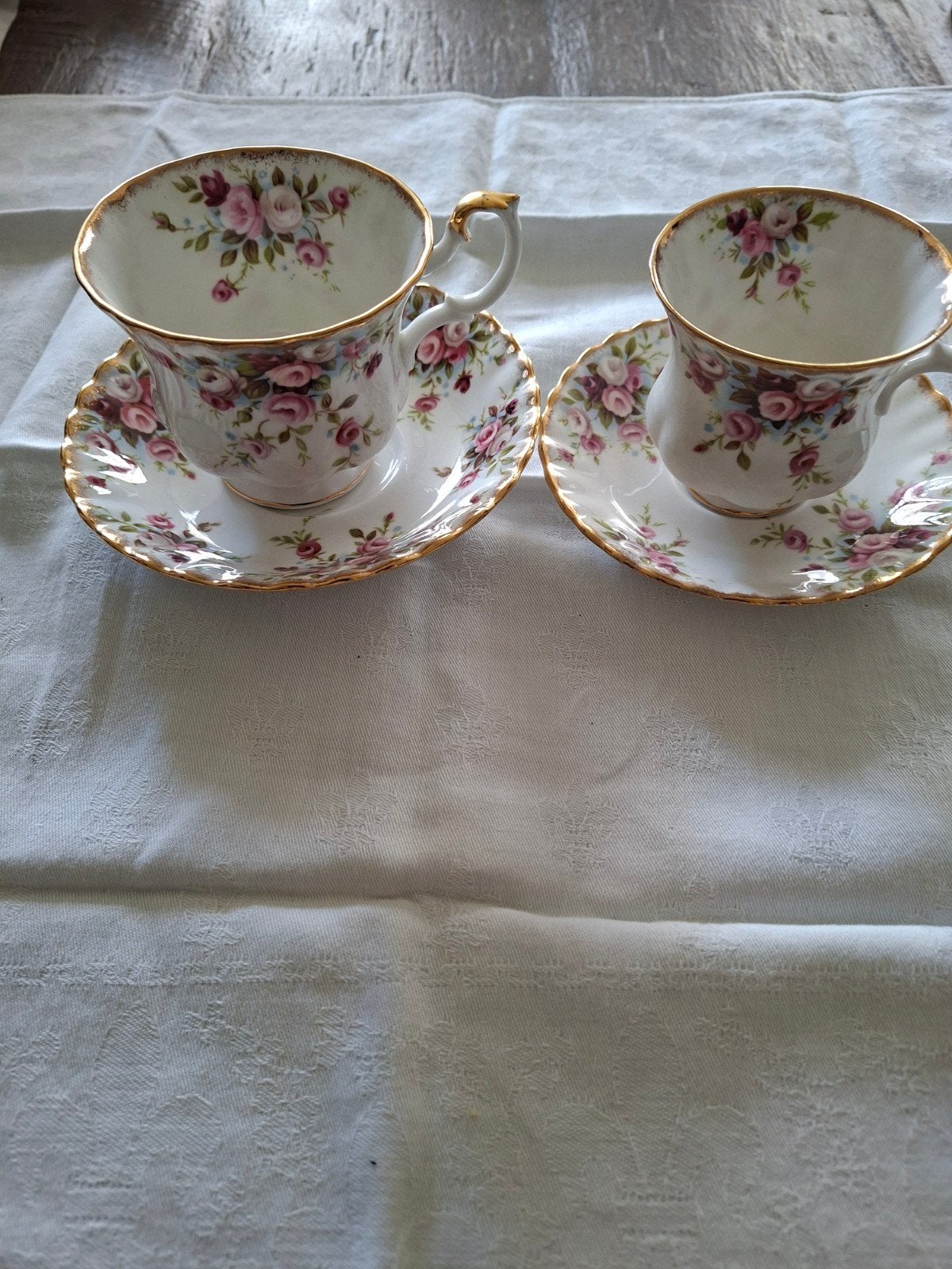 Royal Albert Cottage Garden Kop en Schotel Set, Ophalen of Verzenden