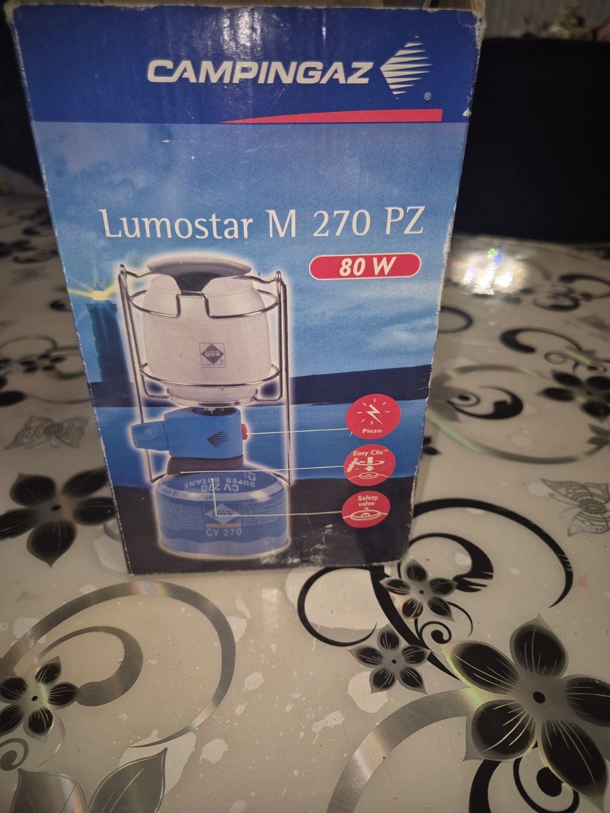 Campingaz Lumostar M 270 PZ 80W gaslamp, Ophalen of Verzenden, Zo goed als nieuw