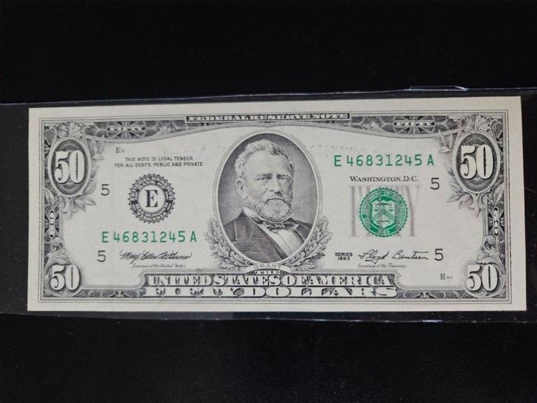 50 dollars USA UNC 1993 jaar, Ophalen of Verzenden, Noord-Amerika, Los biljet