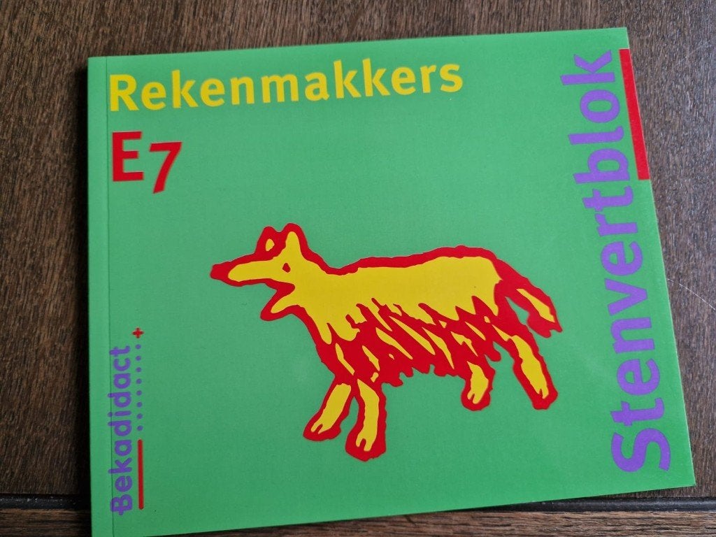 Stenvertblok Rekenmakkers E7 – Groep 7 – Ongebruikt, Boeken, Ophalen of Verzenden, Zo goed als nieuw, Overige niveaus, Wiskunde A