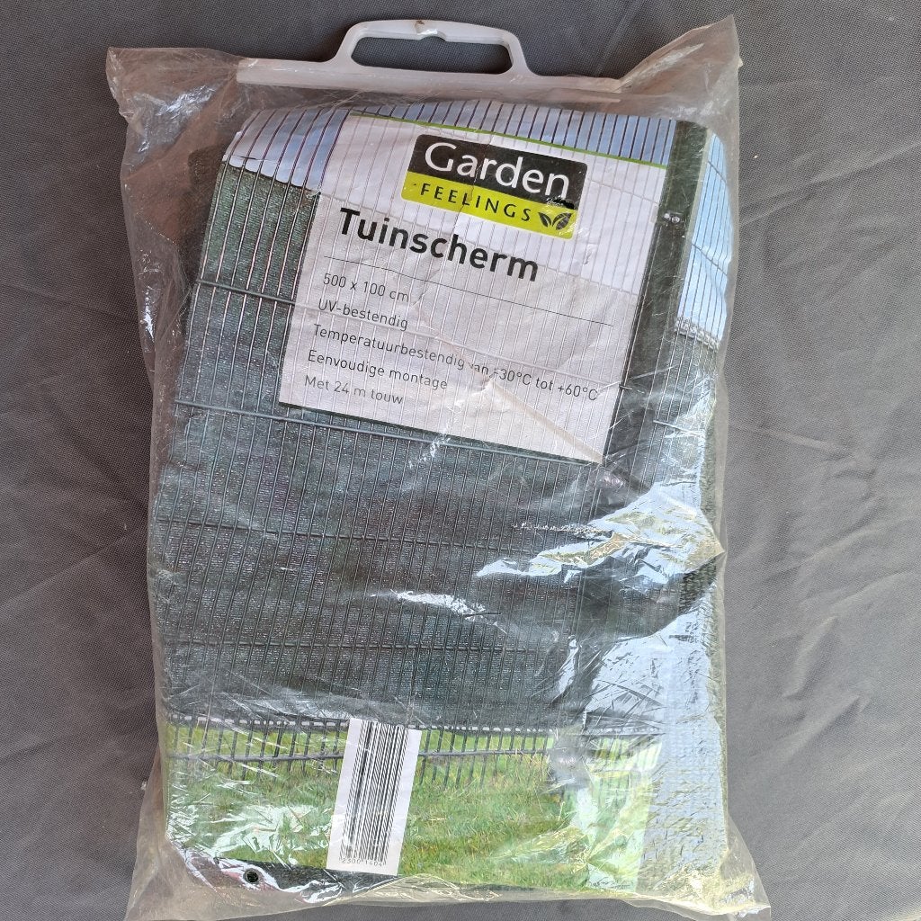 Tuinscherm nieuw in verpakking, Overige materialen, 100 tot 150 cm, Nieuw, Ophalen of Verzenden