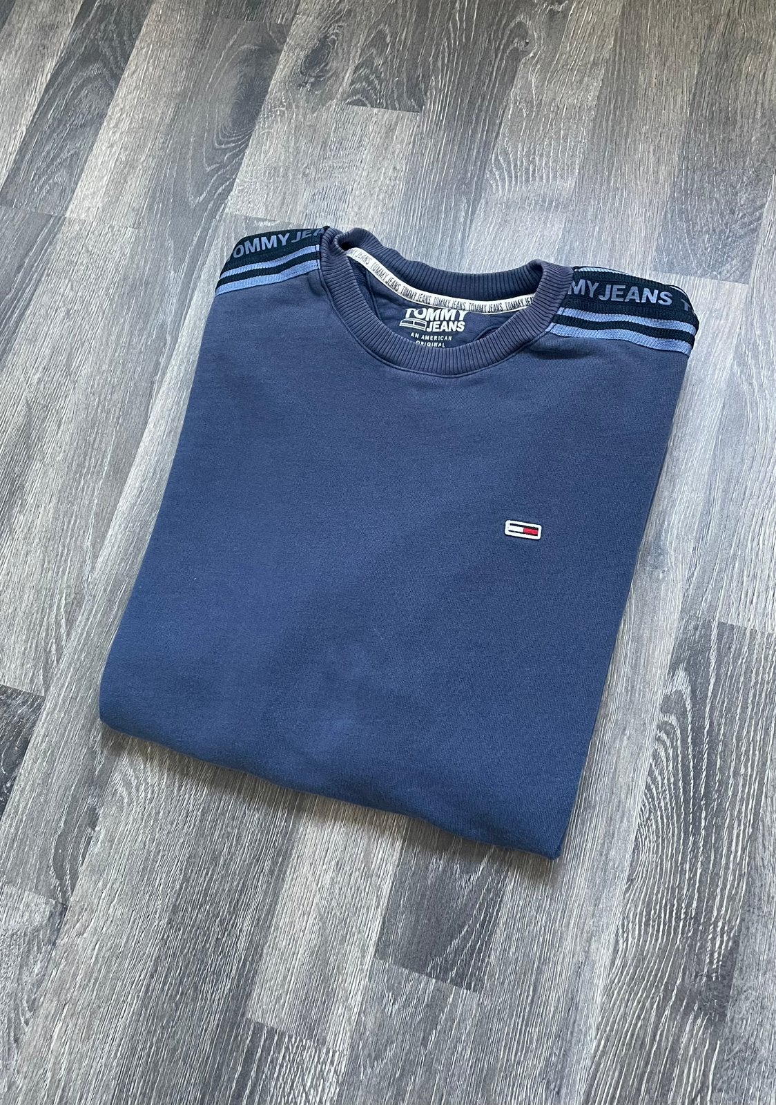 Tommy Jeans sweater maat M, Ophalen of Verzenden, Zo goed als nieuw, Maat 48/50 (M), Blauw