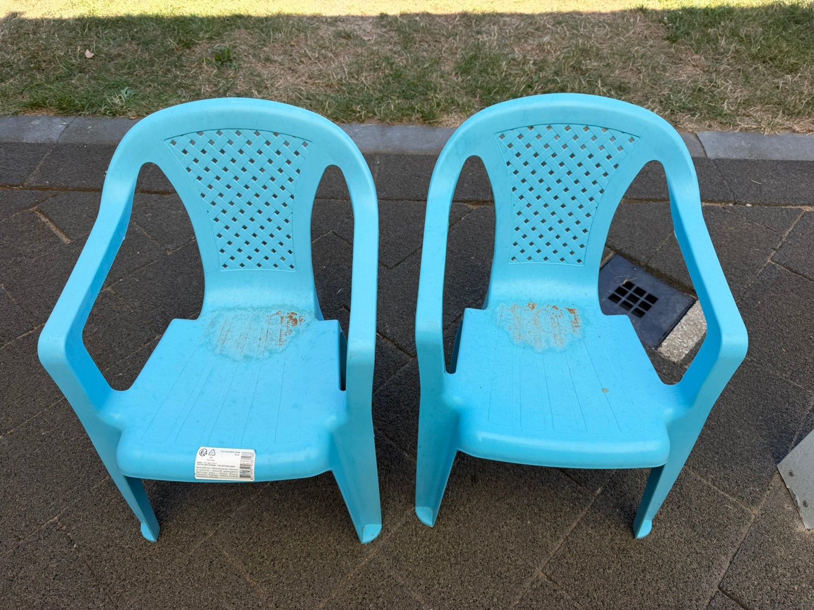 Plastic kinderstoeltjes, Ophalen, Gebruikt, Plastic