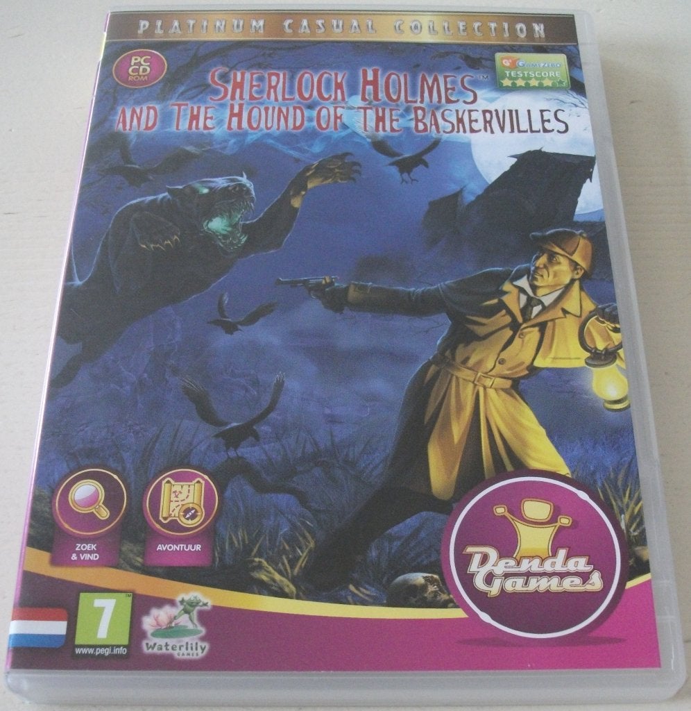 PC Game *** SHERLOCK HOLMES *** Hound of the Baskervilles, Spelcomputers en Games, Games | Pc, Zo goed als nieuw, Puzzel en Educatief