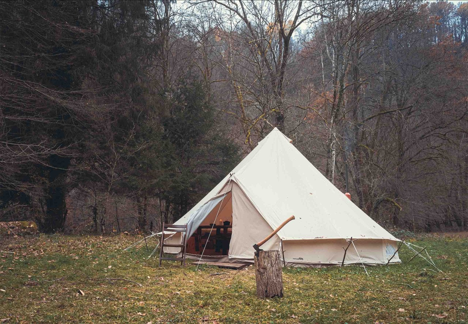 Bell tent 5 meter / Sahara 500, Ophalen of Verzenden, Gebruikt, Tot en met 6