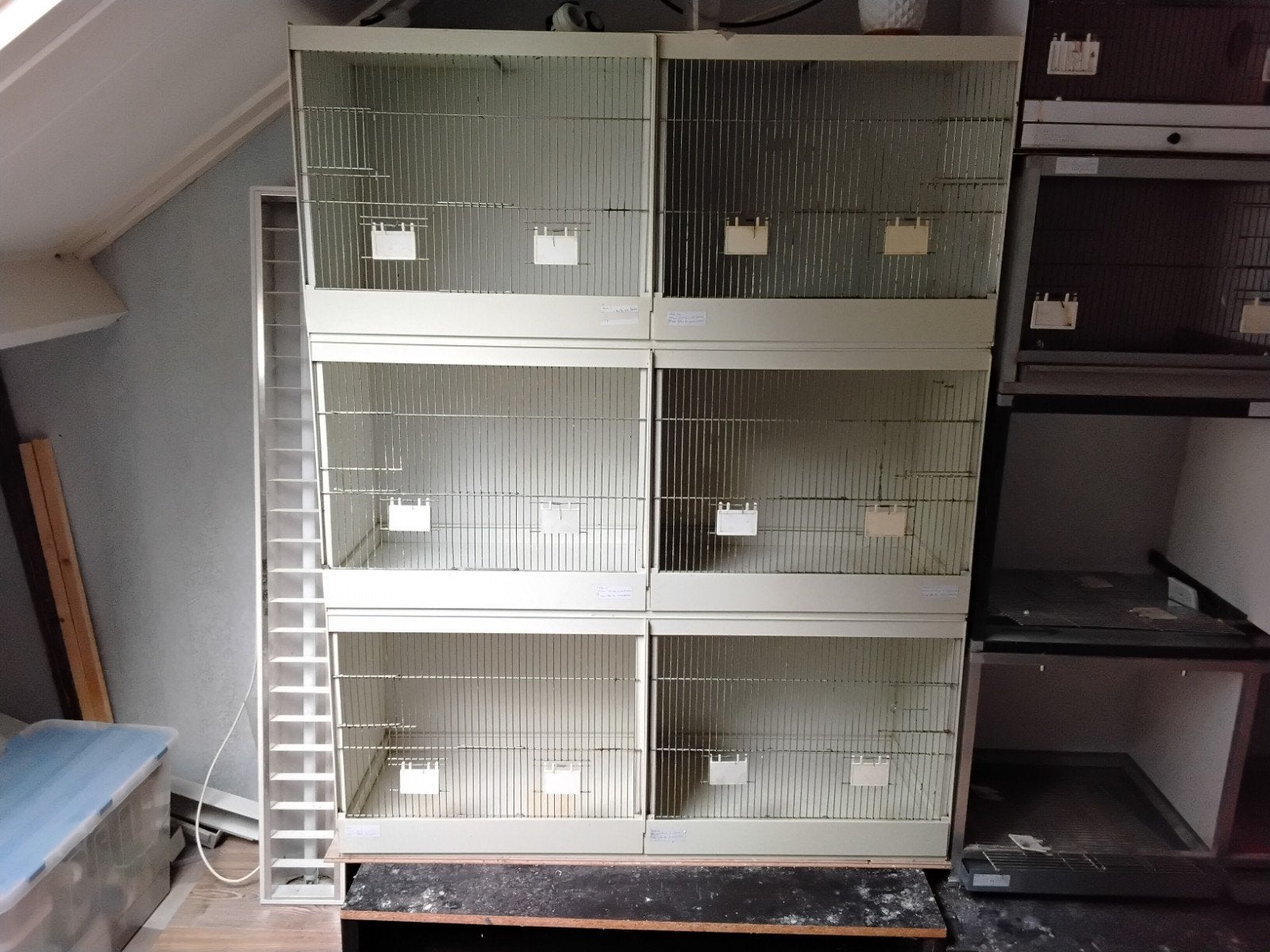 3 kunststof broedkooien 120 -50-40 deelbaar., Dieren en Toebehoren, Vogels | Hokken en Kooien, Ophalen of Verzenden, Kunststof