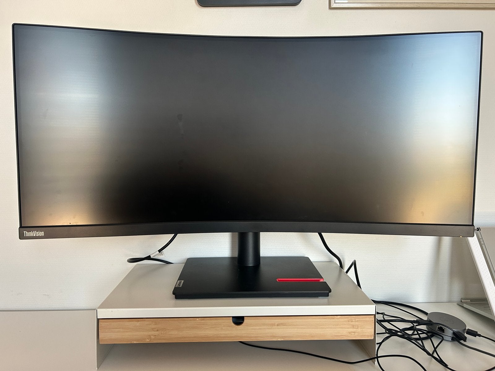 Lenovo ThinkVision monitor 34-inch T34w-30, Computers en Software, Ophalen, Curved, Zo goed als nieuw, USB-C