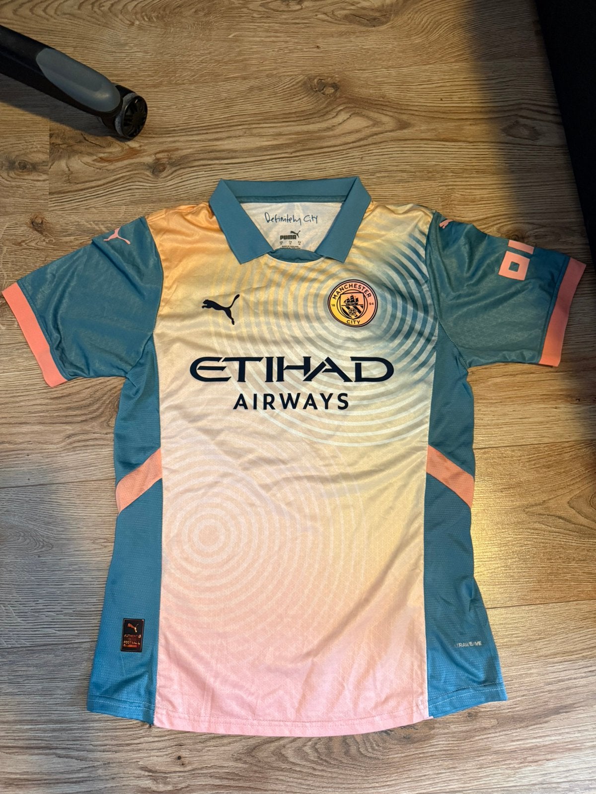 Manchester city kit haaland, maat M, Verzenden, Zo goed als nieuw, Shirt