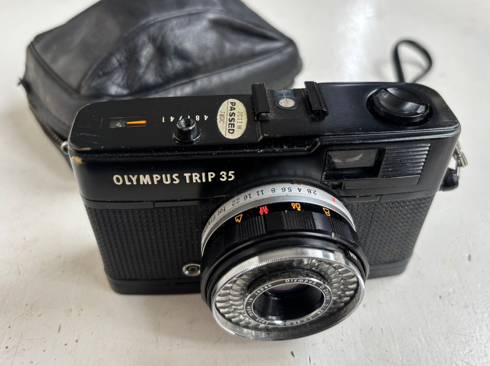 Olympus Trip 35 zwart, Audio, Tv en Foto, Ophalen of Verzenden, Zo goed als nieuw, Compact, Olympus
