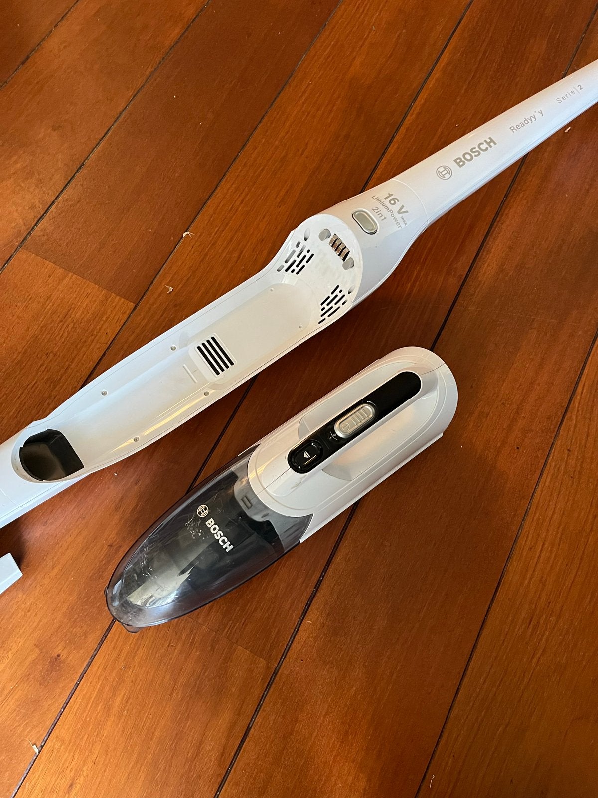 Bosch Readyy'y Serie 2 Steelstofzuiger - Defect, Bosch, Draadloos, Ophalen of Verzenden, Niet werkend