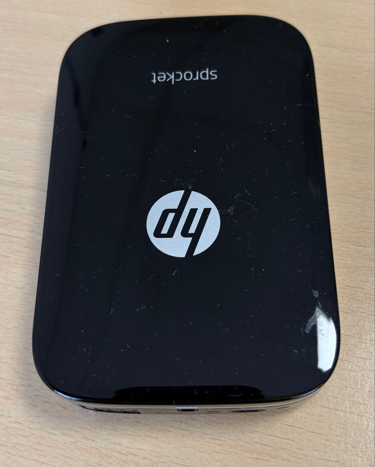 HP Sprocket Draagbare Fotoprinter - Zwart, Computers en Software, Printers, Ophalen, Fotoprinter, Kleur printen, Zo goed als nieuw