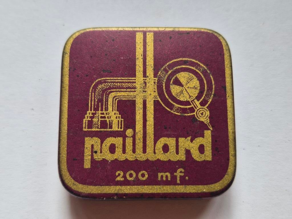 Grammofoon naalden blikje Paillard, Verzamelen, Blikken, Ophalen of Verzenden, Gebruikt, Overige